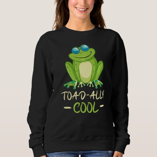 Toad ally cool frog sweatshirt (Vorderseite)