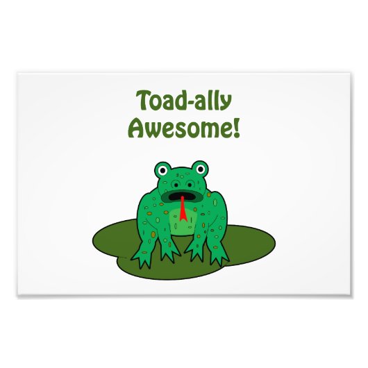 Toad-ally Phantastisch Fotodruck (Vorne)