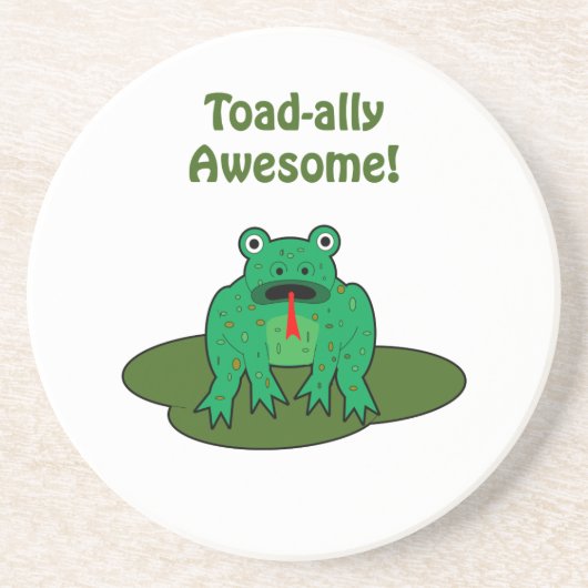 Toad-ally Phantastisch Getränkeuntersetzer (Vorne)