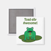 Toad-ally Phantastisch Magnet (Vorderseite/Rückseite)