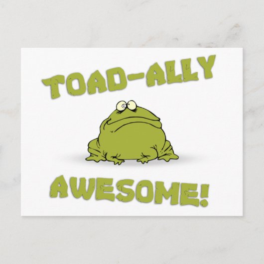 Toad-ally Phantastisch Postkarte (Vorderseite)