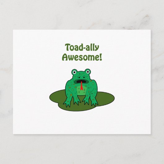 Toad-ally Phantastisch Postkarte (Vorderseite)
