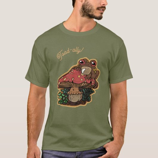 Toad ally Toadstool Toad simple no stripesT-Shirt T-Shirt (Vorderseite)