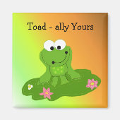 Toad-ally Yours Albern Frog Magnet (Vorne)