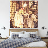 Toad Dress Up von Arthur Rackham Leinwanddruck (Insitu (Schlafzimmer))