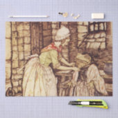 Toad Dress Up von Arthur Rackham Seidenpapier (Handwerk)
