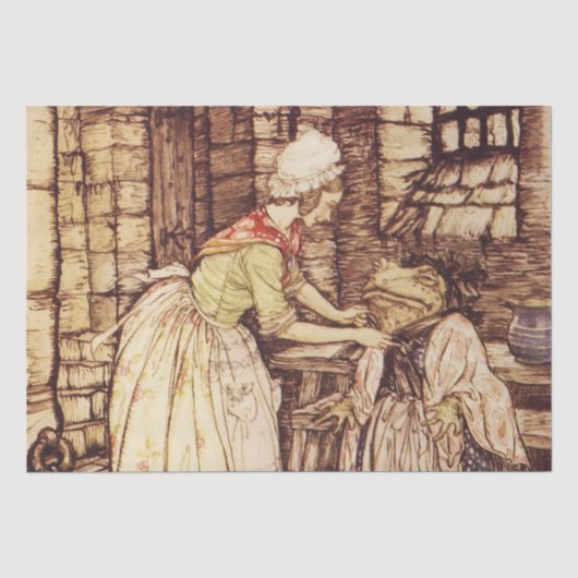 Toad Dress Up von Arthur Rackham Seidenpapier (Vorderseite)