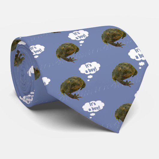 Toad Es ist ein Junge! Krawatte (Gerollt)