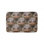 Toad Frog Face Nattern Muster Badematte (Vorderseite)