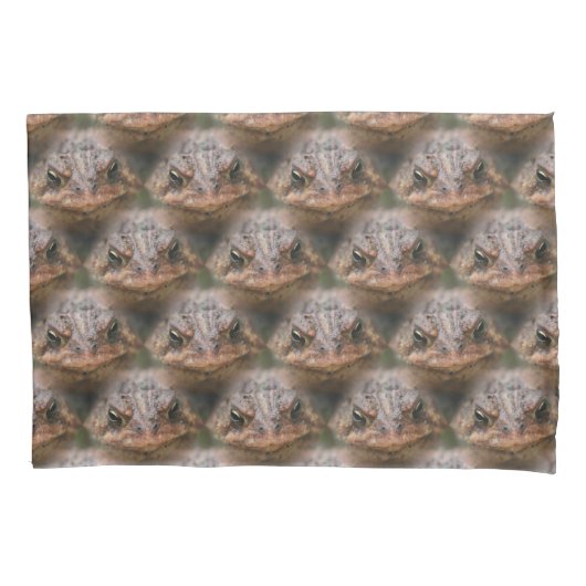 Toad Frog Face Nattern Muster Kissenbezug (Vorderseite)
