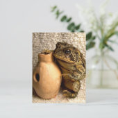 Toad frog mit Miniaturansicht Postkarte (Stehend Vorderseite)