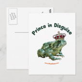 Toad Frog Prince in versteckter Form Postkarte (Vorne/Hinten)