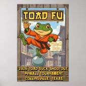 Toad Fu - Toad Suck Shoot Out 2026 Poster (Vorne)