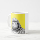 Toad in Hoodie (Retro-Gelb) Kaffeetasse (Vorderseite Links)