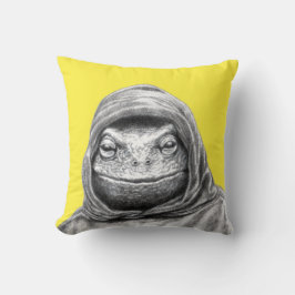 Toad in Hoodie (Retro-Gelb) Kissen