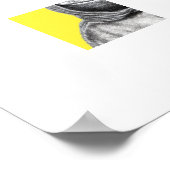 Toad in Hoodie (Retro-Gelb) Poster (Ecke)