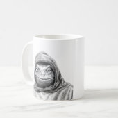Toad in Hoodie (Schnee) Kaffeetasse (Vorderseite Links)