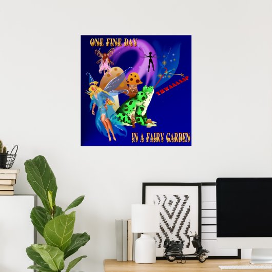 Toad isst Fairy Poster (Heimbüro)