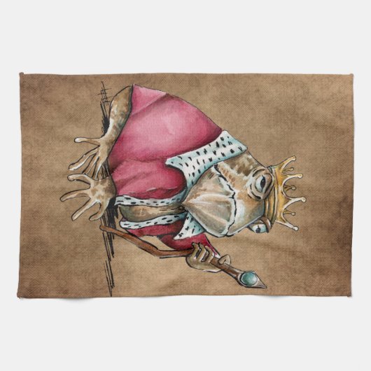 Toad King Geschirrtuch (Horizontal)