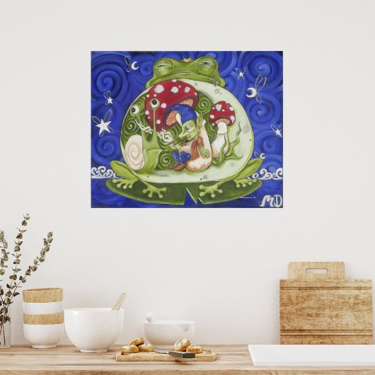 Toad King Poster (Küche)