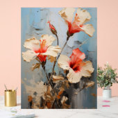 Toad Lily - Impasto Floral Acrylschild (Hochzeit)