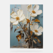 Toad Lily - Impasto Floral Acrylschild (Vorderseite)