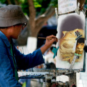 Toad mit philosophischer Disposition Malerei Leinwanddruck