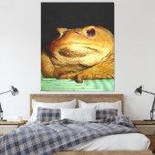 Toad mit philosophischer Disposition Malerei Leinwanddruck (Insitu (Schlafzimmer))
