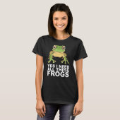 Toad Pet studiert Froschsammler T-Shirt (Vorne ganz)