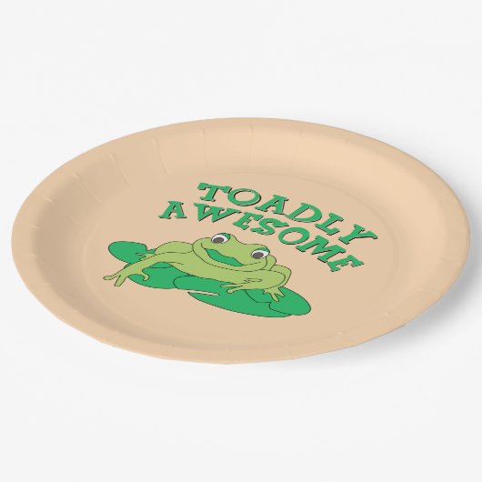 TOAD PHANTASTISCH PAPPTELLER (Schrägansicht)