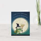 Toad-Phantastisches Halloween Karte (Vorderseite)