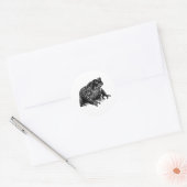 Toad Runder Aufkleber (Umschlag)