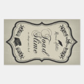 Toad Slime Halloween Jar Aufkleber (Vorderseite)