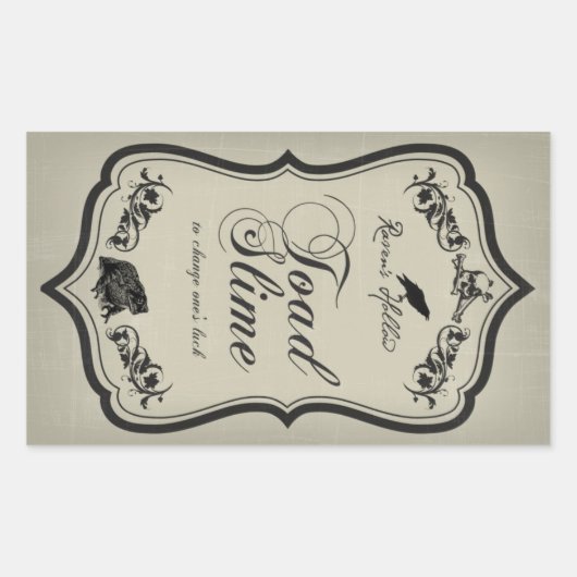 Toad Slime Halloween Jar Aufkleber (Vorderseite)