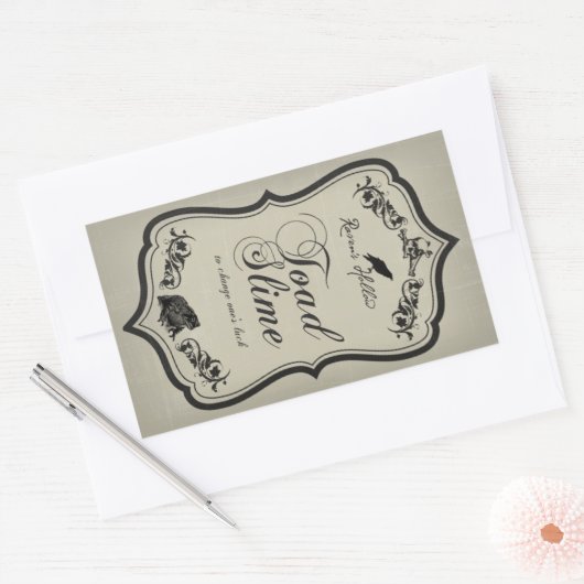 Toad Slime Halloween Jar Aufkleber (Umschlag)