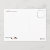 Toad-Stuhl-Postkarte Postkarte (Rückseite)