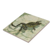 Toad Swinning im Wasser Fliese (Seite)