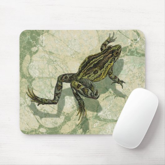 Toad Swinning im Wasser Mousepad (Mit Mouse)