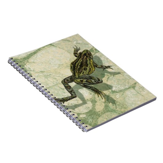 Toad Swinning im Wasser Notizblock (Rechte Seite)