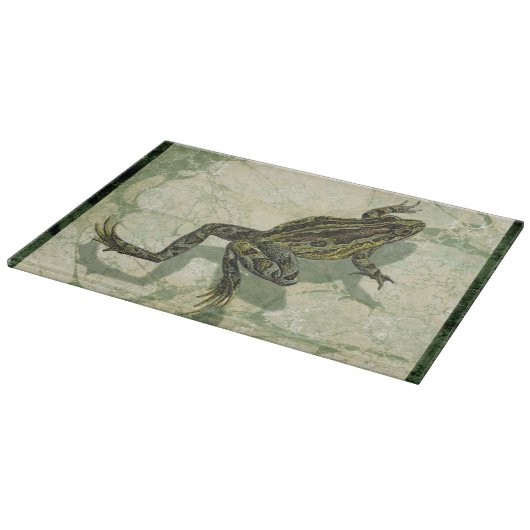 Toad Swinning im Wasser Schneidebrett (Ecke)