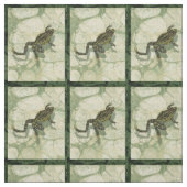 Toad Swinning im Wasser Stoff (Muster)