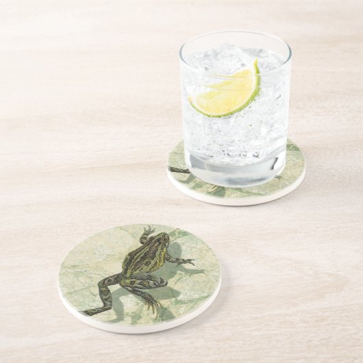 Toad Swinning im Wasser Untersetzer (Seite)