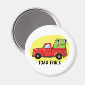 Toad Truck Funny Tow Truck Puff Magnet (Vorderseite/Rückseite)
