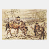 Toad und die Sinti und Roma von Arthur Rackham Geschenkpapier Set (Vorderseite 2)