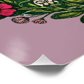 Toad-Wildblumen Poster (Ecke)