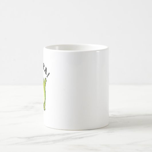Toad Ya Funny Frog Pun Kaffeetasse (Mittel)
