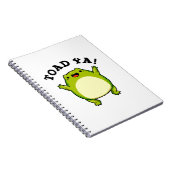 Toad Ya Funny Frog Pun Notizblock (Rechte Seite)