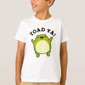 Toad Ya Funny Frog Pun T-Shirt (Vorderseite)