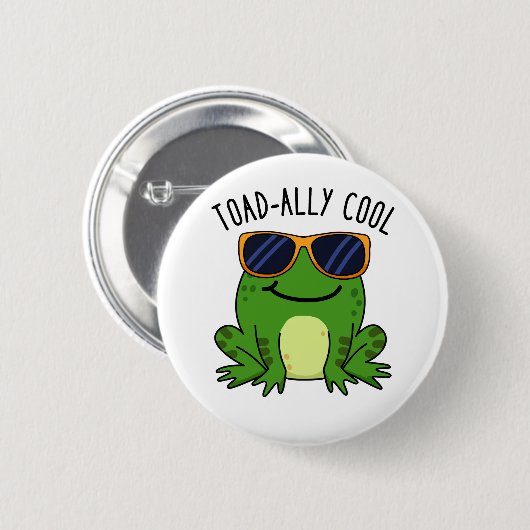 Toadal Cooler Funny Toad Pub Button (Vorne & Hinten)
