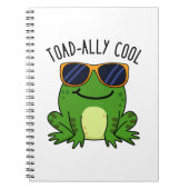 Toadal Cooler Funny Toad Pub Notizblock (Vorderseite)